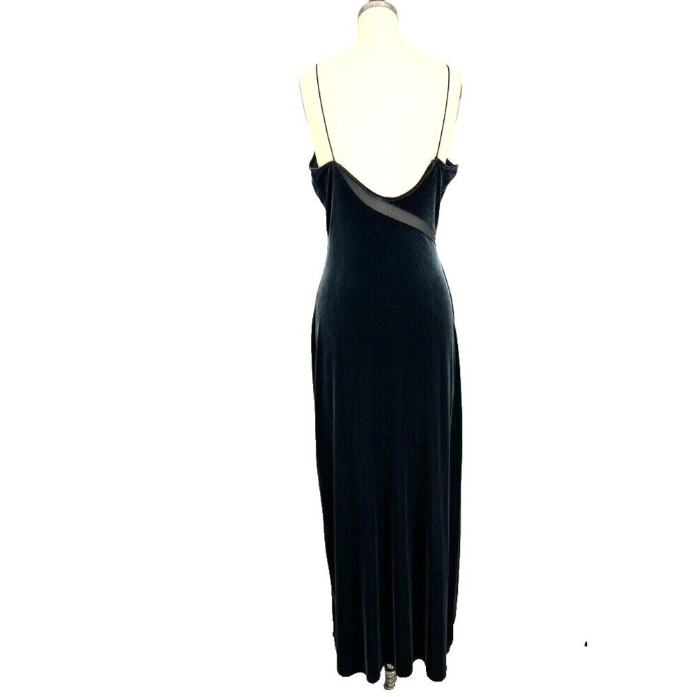 Free‎ People Intimately Velvet Maxi Slip Dress Jade Green Whimsigoth Fairy Sm - Picture 9 of 15